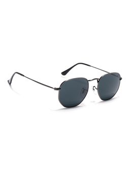 Voyage - Men Round Grey Frame Grey Lens Sunglasses (51)
