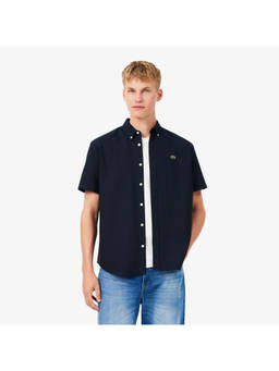 Lacoste - Regular Fit Oxford Blue Casual Shirt