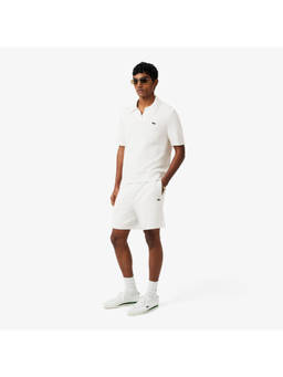 Lacoste - Boucle Knit White Shorts