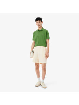 Lacoste - Regular Fit Linen Blend Twill Shorts