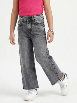 United Colors of Benetton - Grey Solid Straight Fit Jeans