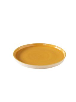 Ellementry - Amber Love Ceramic Dinner Plate for Dining Table