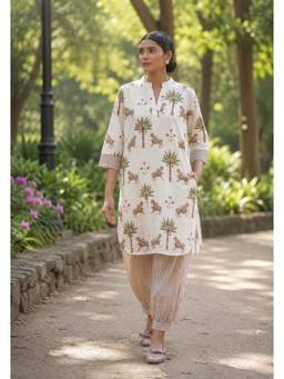 The Quince Life - Free Spirit White Kurta with Salwar