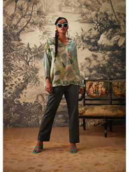 KALISTA - Green Top with Pant (Set of 2)