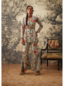 KALISTA - Green Cynthia Co Ord (Set of 3)