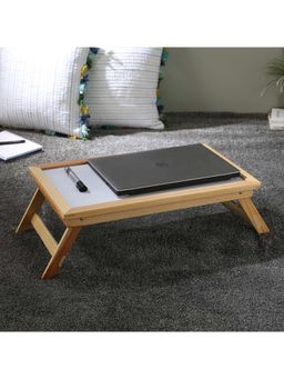HomeTown - Ace Solidwood Laptop Table in Natural Colour