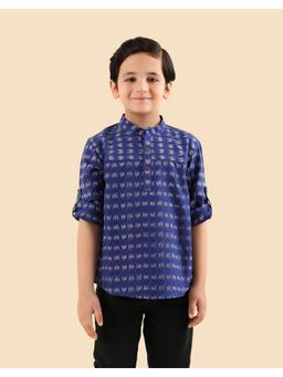 Fabindia - Blue Cotton Kurta