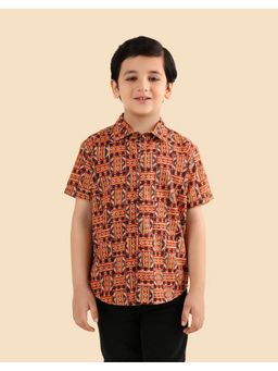 Fabindia - Maroon Cotton Shirt