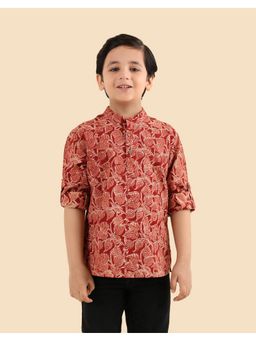 Fabindia - Red Cotton Kurta