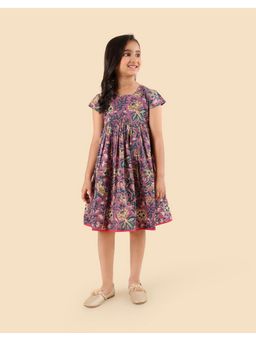 Fabindia - Purple Cotton Dress