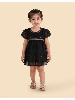 Fabindia - Black Cotton Silk Dress