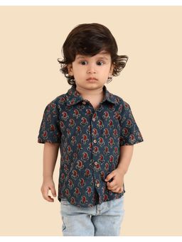 Fabindia - Indigo Cotton Shirt