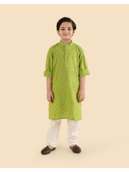 Fabindia - Green Cotton Kurta