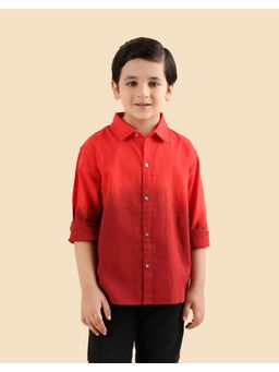 Fabindia - Red Cotton Shirt