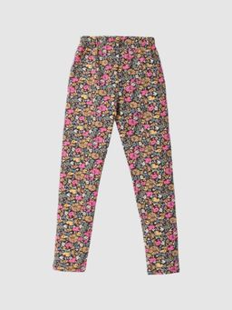 GAP - Girls Multicolor Floral Mid-Rise Skinny Fit Legging