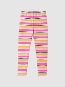 GAP - Girls Multicolor Striped Mid-Rise Skinny Fit Legging