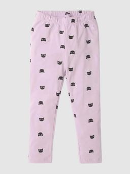 GAP - Girls Lavender Mid-rise Novelty Skinny Fit Leggings