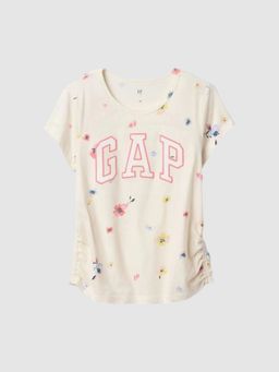 GAP - Girls Off White Floral Regular T-shirt