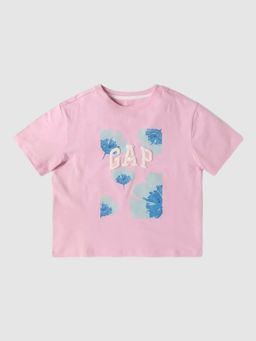 GAP - Girls Pink Floral Regular T-shirt