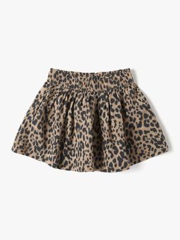 GAP - Girls Beige Leopard Skater Skirt