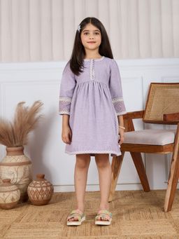 Tiny Twills - Lavender Jute Dress