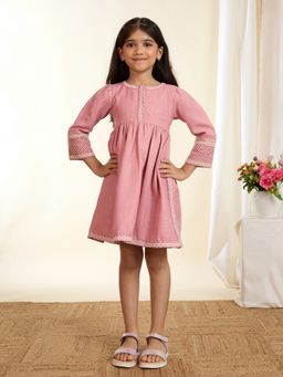 Tiny Twills - Pink Jute Dress