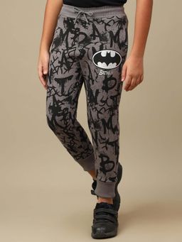 Kidsville - Official Dc Comic Batman Crime Fighter Graphic Printed Black Jogger For Boys