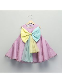 The Little Tales - Purple Big Bow Dress