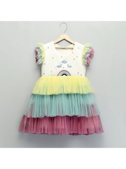 The Little Tales - Multi-coloured Rainbow Dress