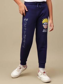 Kidsville - Official Naruto Uzumaki Anime Printed Yellow Regular Fit Jogger For Boys