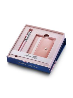 Sheaffer - Emily in Paris Sentinel 321 Pink Matte Finish Ball Pen & Credit Card Holder (Pack of 2)