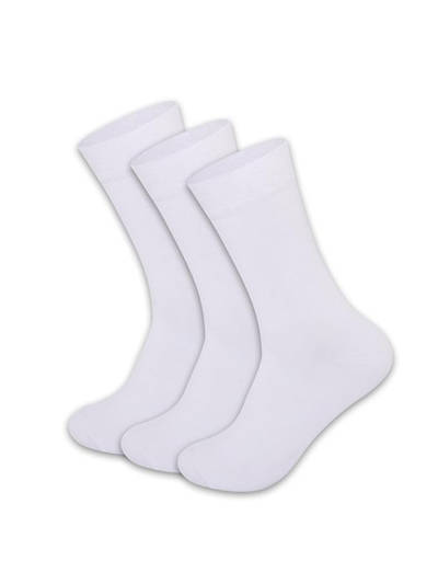 Mens Office Crew Cotton Socks (Pack of 3)