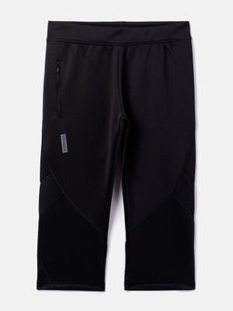 CRIMSOUNE CLUB - Girls Black Solid Track Pants