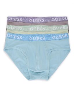 Guess - Men Multi Solid Regular Fit Brief (Pack of 3)