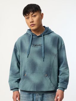 The Souled Store - Blue Ambient Men Oversized Hoodies