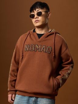 The Souled Store - Brown Official Nomad: Terra Men Oversized Hoodie