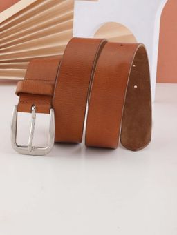 Aditi Wasan - Tan Men's Genuine Leather Casual Belt