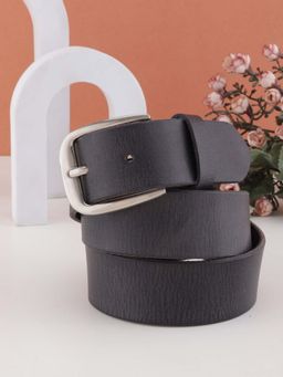 Aditi Wasan - Black Men's Genuine Leather Casual Belt