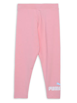 Puma - Essentials Logo Girls Pink Tights