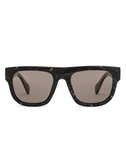 Vincent Chase - by Lenskart Black Large Square Sunglasses With Cleaning Cloth And Hard Box