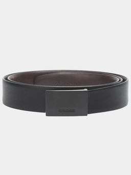 Cross - Lugo Duo Satin Reversible Black Color Leather Belt For Men