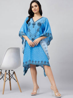 First Resort by Ramola Bachchan - Pearl Kaftan Dress
