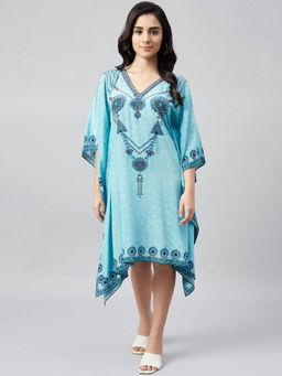 First Resort by Ramola Bachchan - Pearl Kaftan Dress