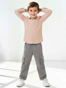 max - Pink Solid Regular Shirt