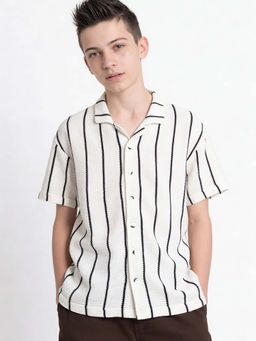 max - White Stripes Regular Shirt