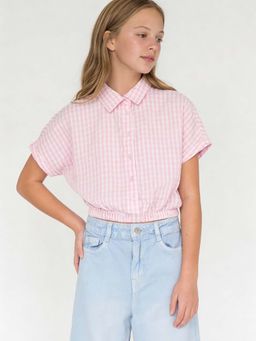max - Pink Stripes Regular Shirt