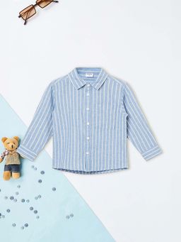 max - Blue Stripes Regular Shirt