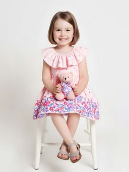 max - Pink Printed Regular Dress