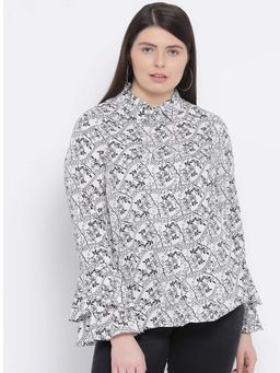 Oxolloxo - Multi-Color Printed Regular Fit Shirt