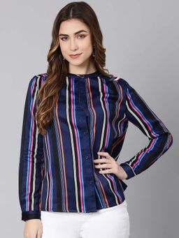 Oxolloxo - Multi-Color Stripes Regular Fit Shirt